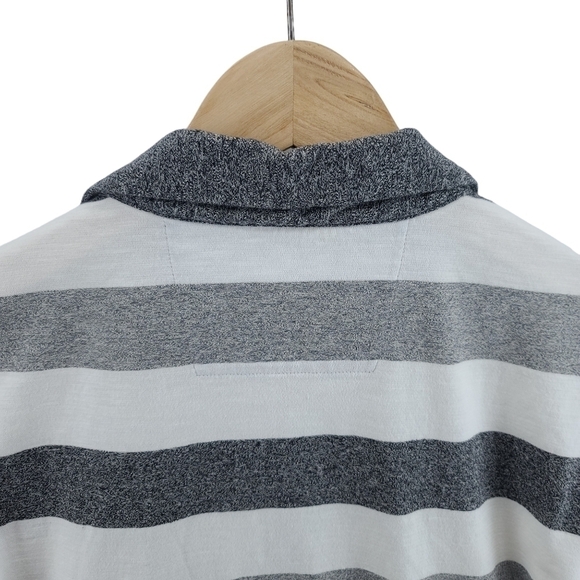 Banana Republic Luxury Touch Standard Fit Polo Shirt Gray Extra Large Men's - Picture 8 of 9